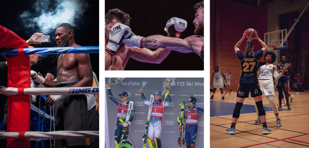 photographie sportive - photo de sport - photo match de boxe - photo coupe du monde de ski