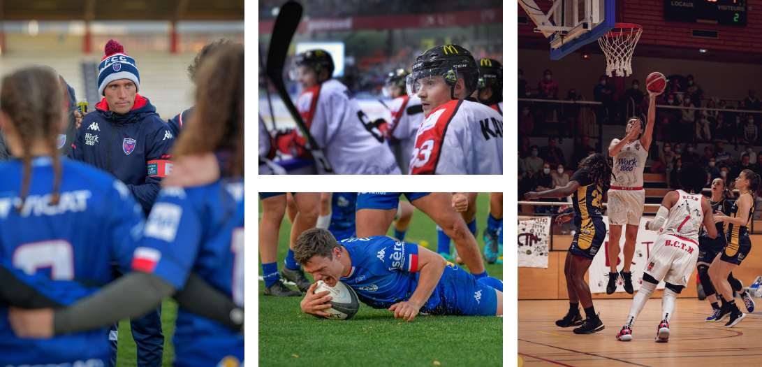 photographie de match de rugby et de hockey sur glace - fcg grenoble - alexandre escudero photographe grenoble